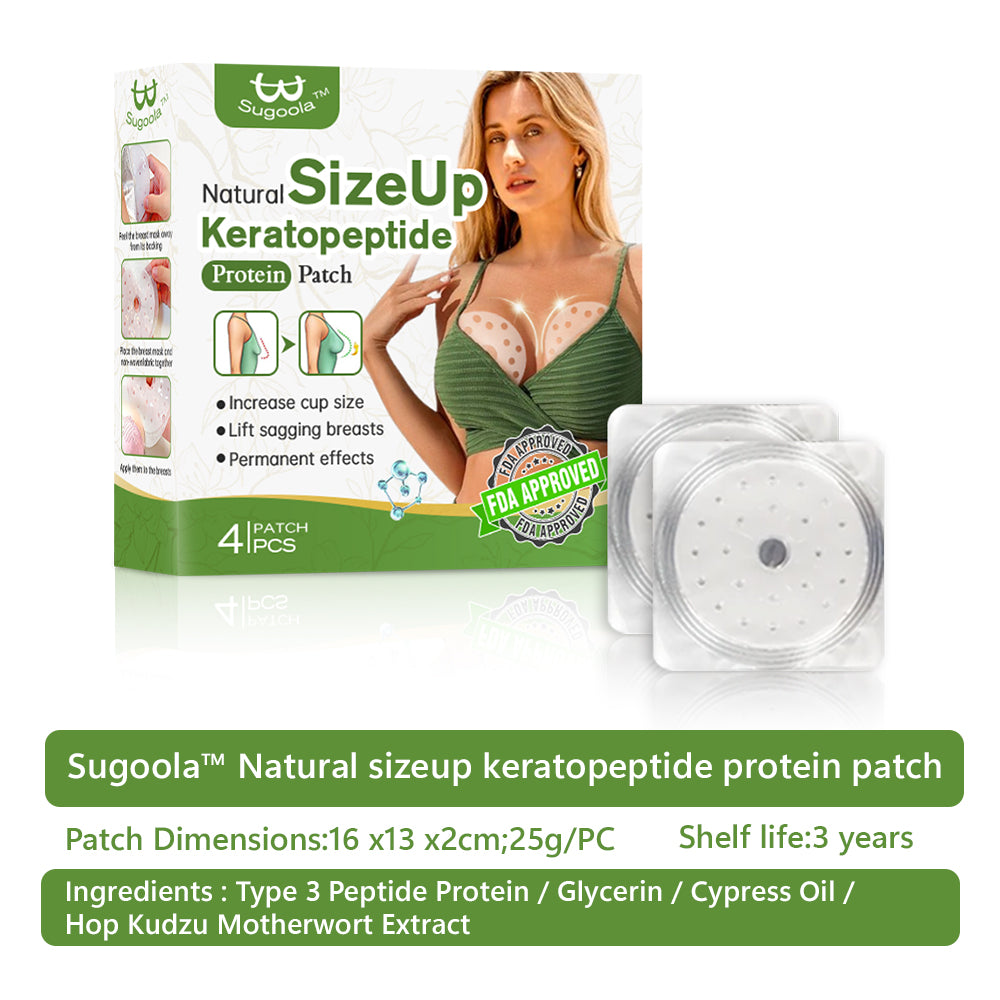 🍒🍒Sugoola™ Natural SizeUp Keratopeptide Protein Patch