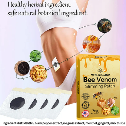 👨‍⚕️🐝Furzero™ New Zealand Bee Venom Slimming Patch(Suitable for all individuals)