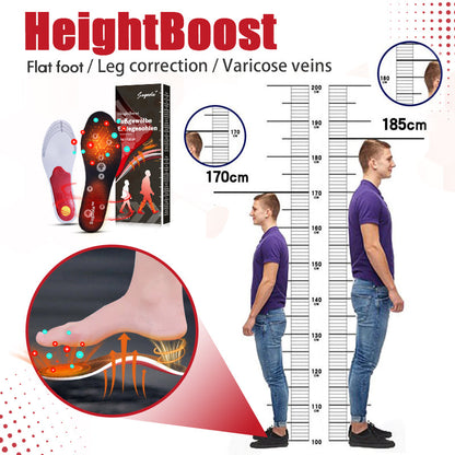 Sugoola™ HeightBoost Far Infrared Titanium Ion Arch Correction Insoles